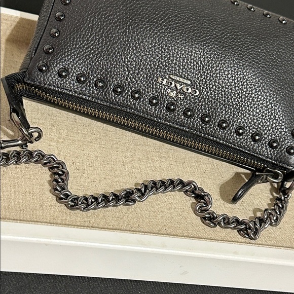 Coach Nolita Black Leather with Rivets - Picture 9 of 9